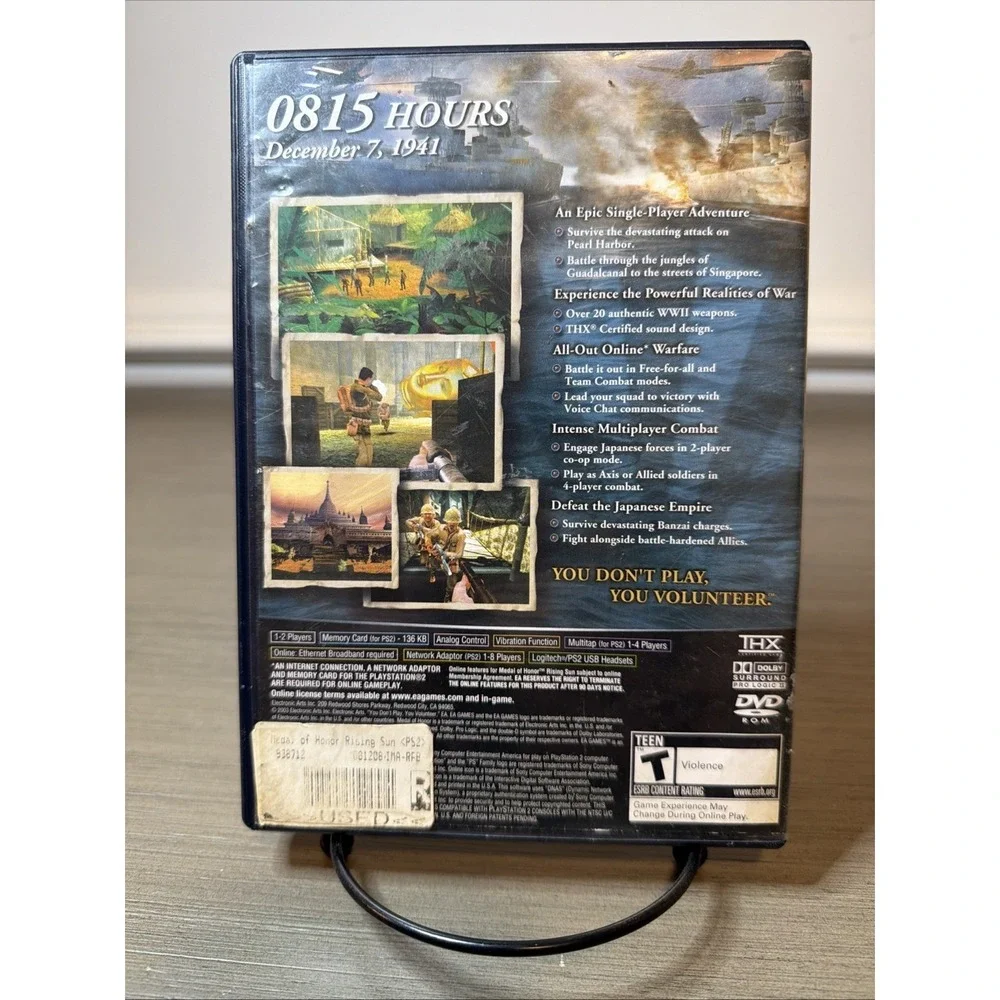 Medal of Honor Rising Sun (Sony‎ PlayStation 2, 2003) PS2 CIB Complete
